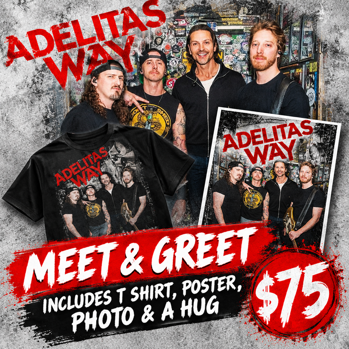 Pre Show M&G Package w/ Adelitas Way (Show tix not included)
