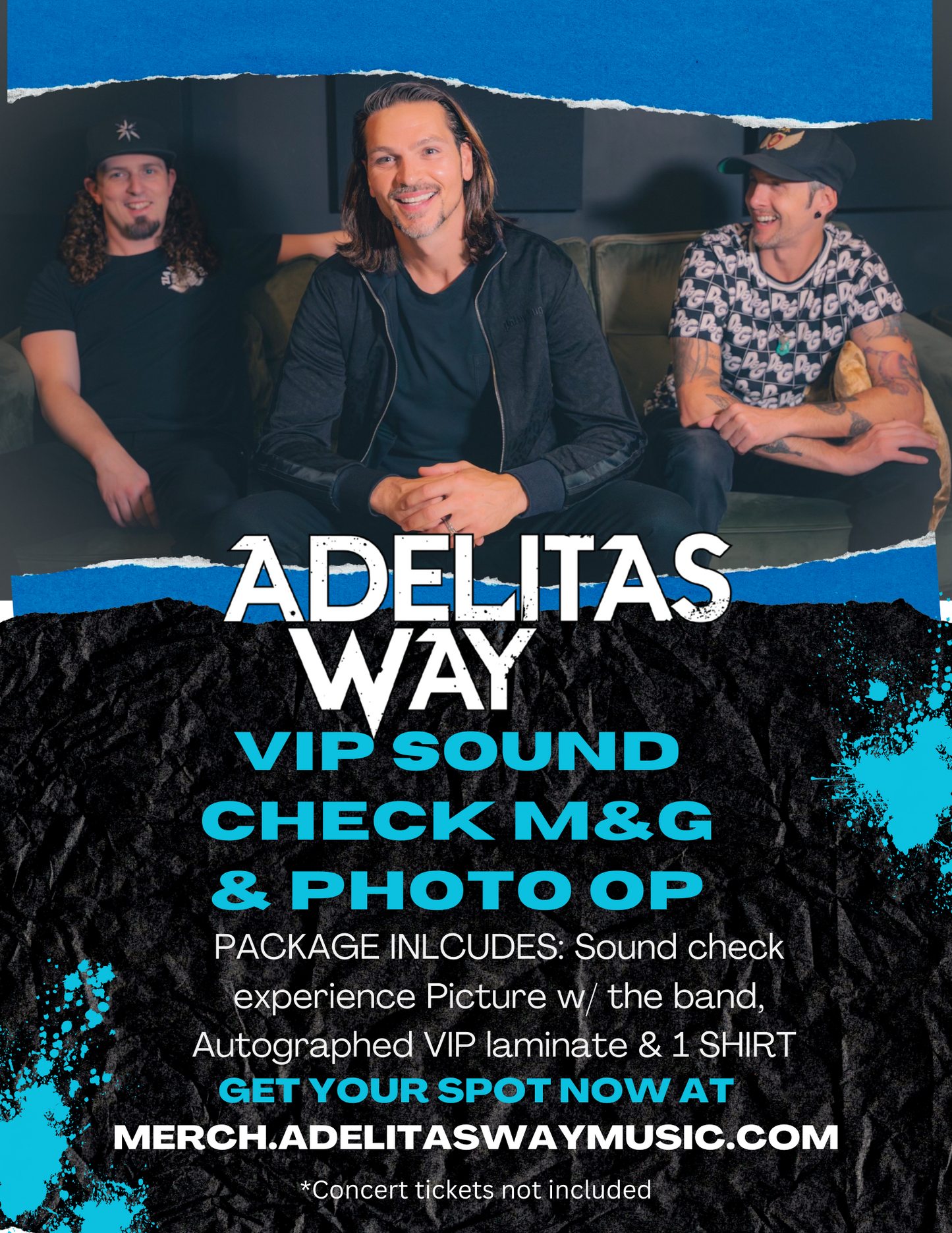 VIP Sound Check M&G w/ Photo & T Shirt