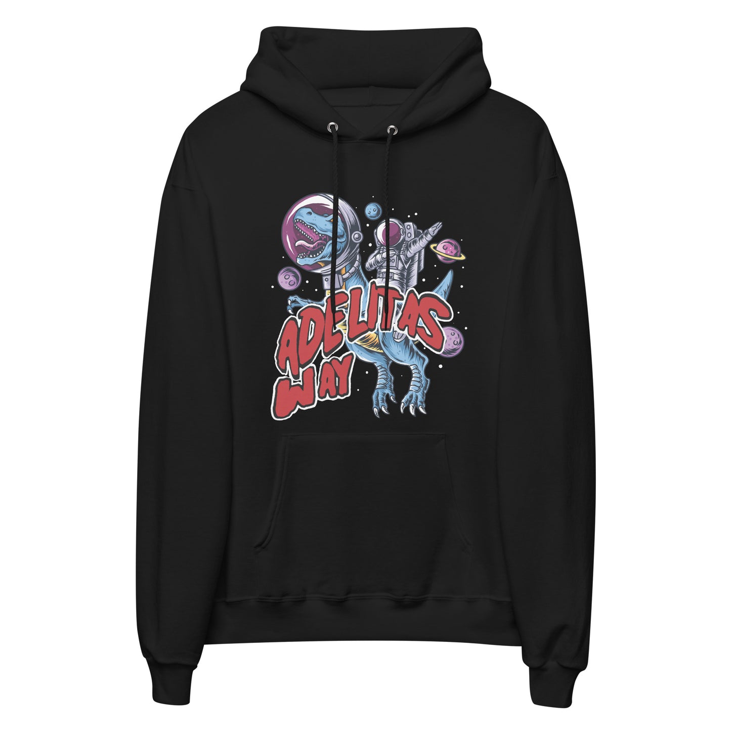 Space Rex Unisex fleece hoodie