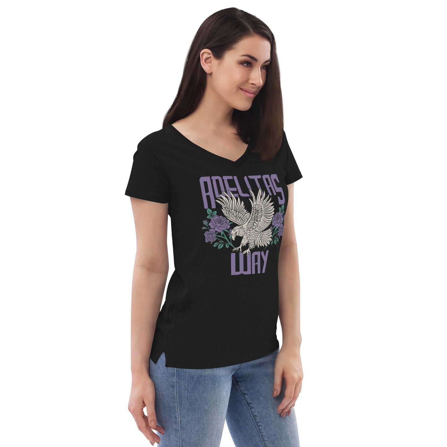 AW Women’s Spirit of the Bird v-neck t-shirt