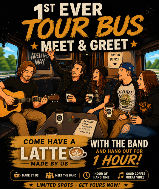 1st Ever Tour Bus M&G 1 hour hang with the band